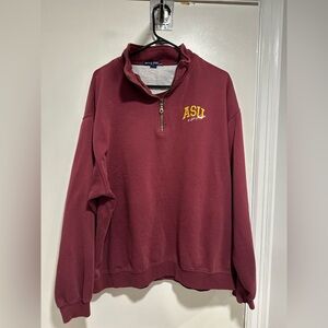 Arizona State University Sun Devils Size XL 1/4 Quarter Zip Pullover Lake Havasu